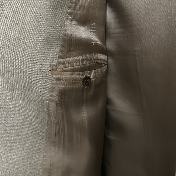 Brooks Brothers Tan Linen 48L (Long) Blazer Sportcoat - Picture 9 of 9